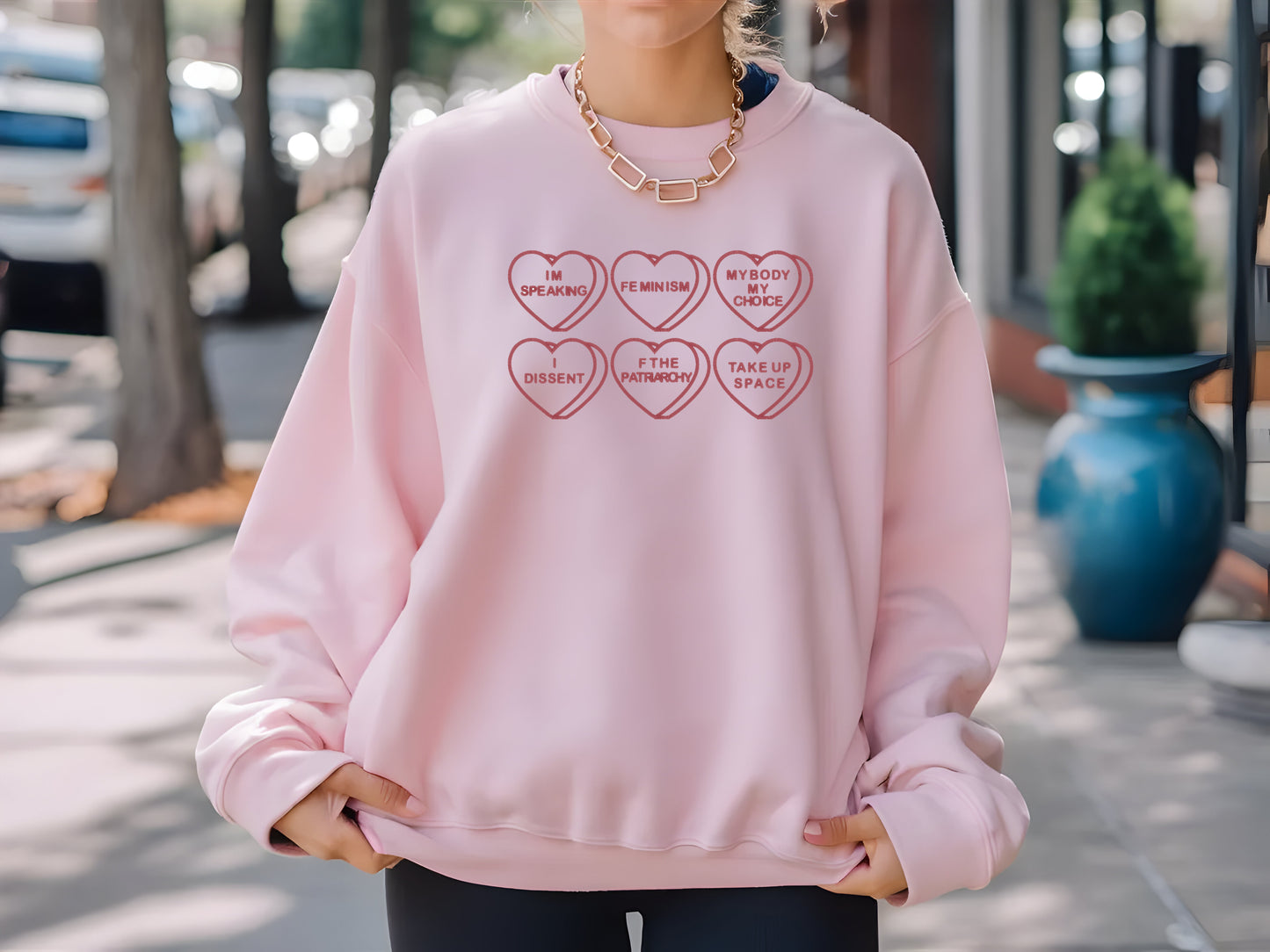 Candy Hearts of Feminism Shirt