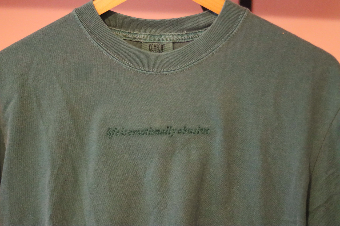 Life Is Emotionally Abusive Tshirt - Ready to ship