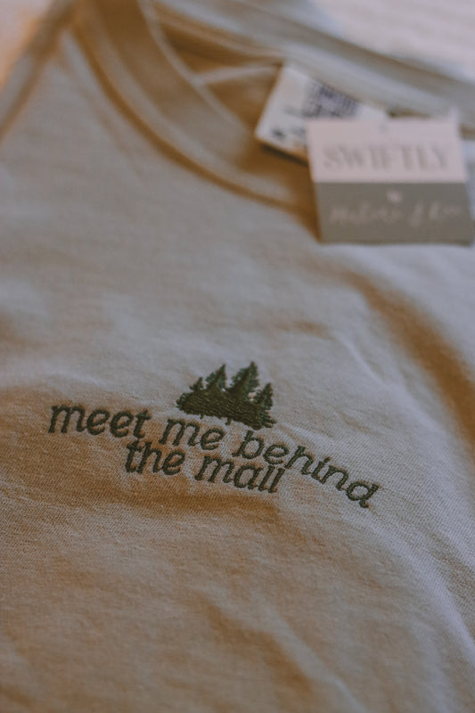 Meet Me Behind The Mall Embroidered Shirt