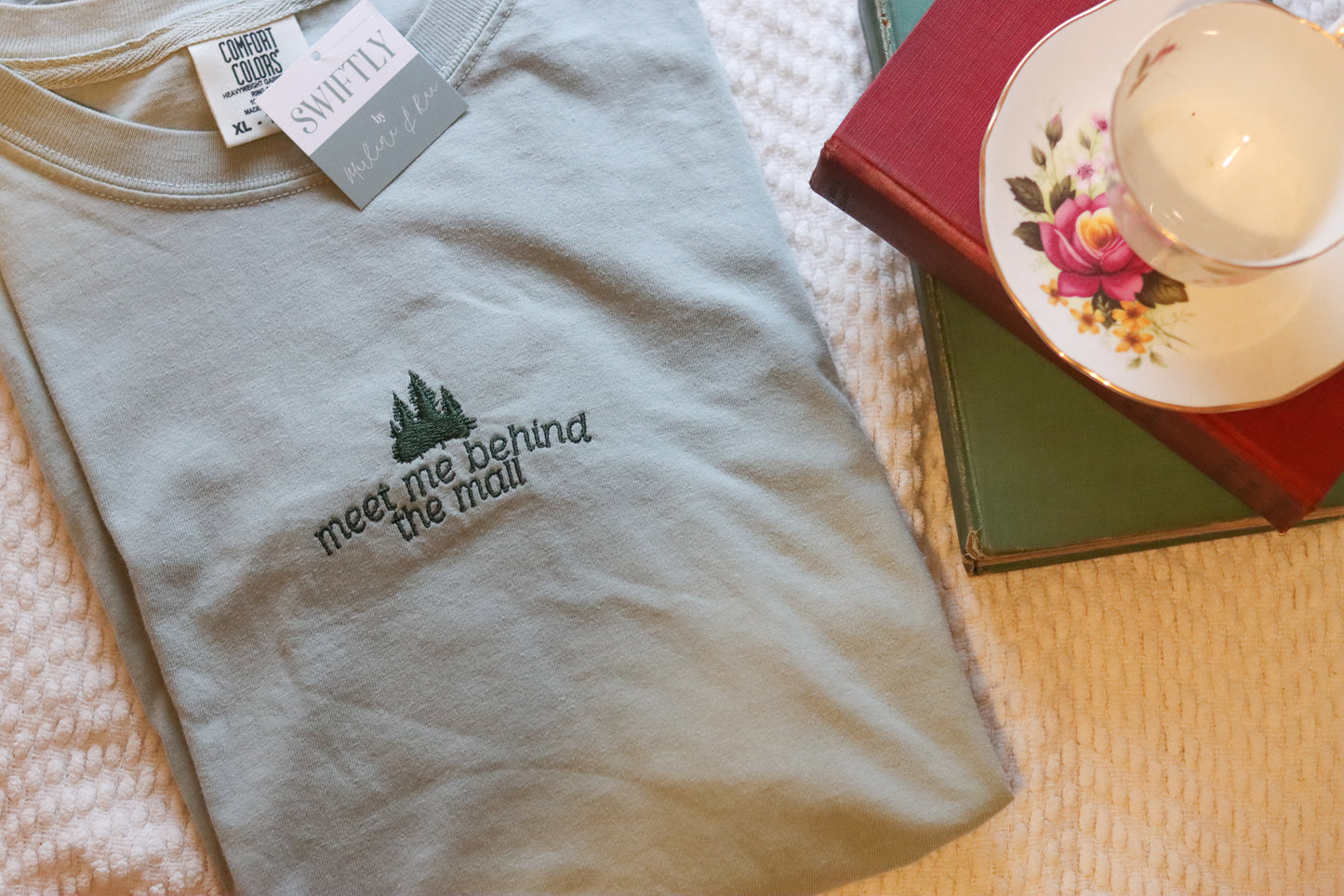 Meet Me Behind The Mall Embroidered Shirt