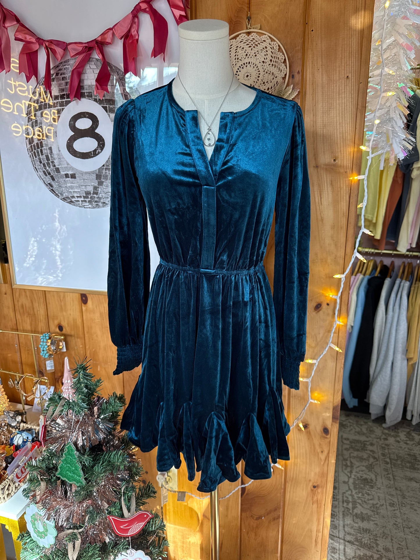 Velvet Mini Dress