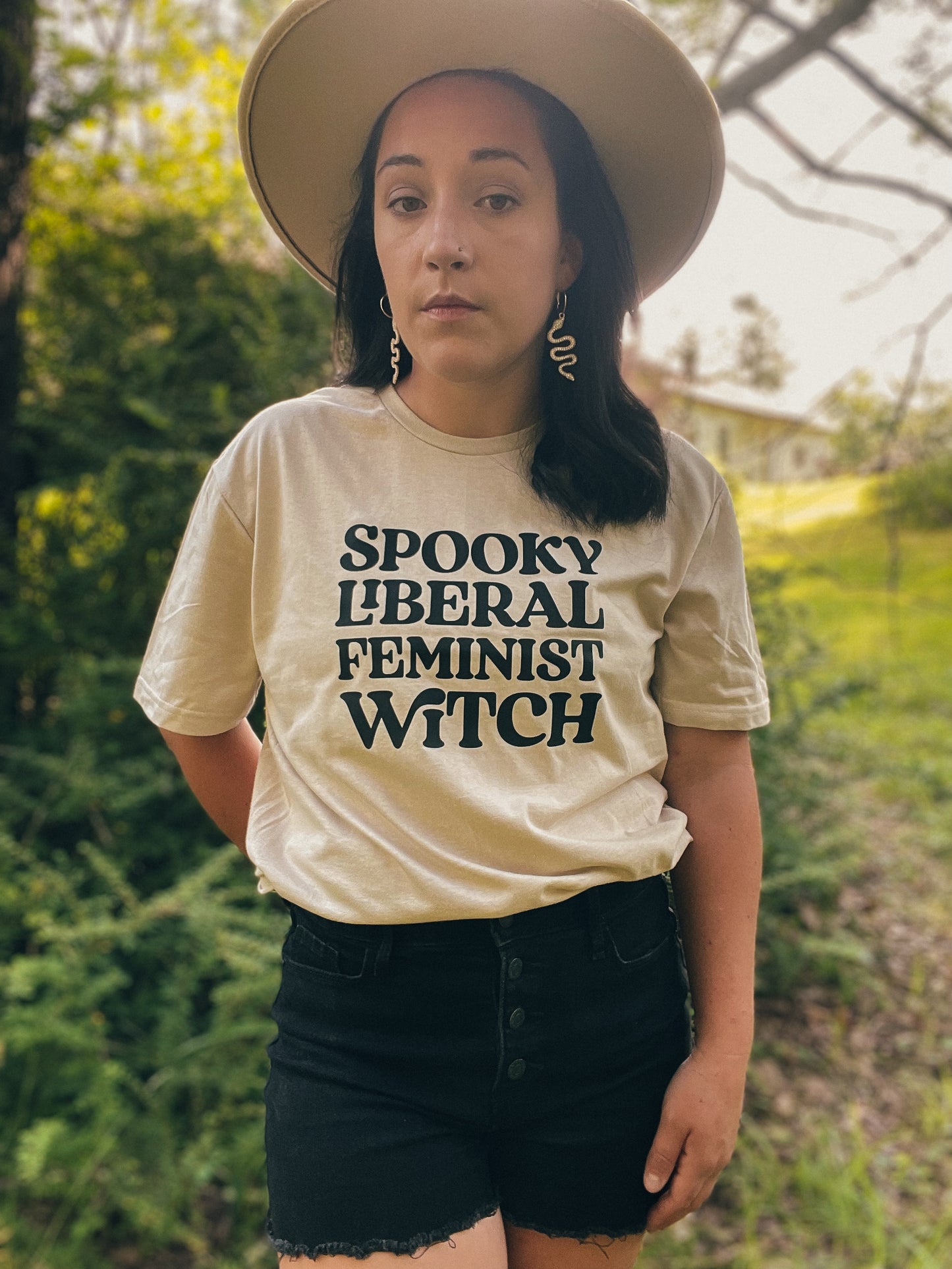 Spooky Liberal Feminist Witch Shirt