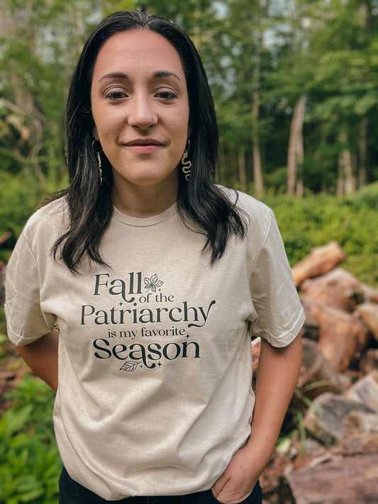 Fall Of The Patriarchy Is My Favorite Season Shirt