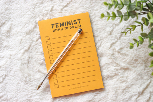 Feminist With A To Do List 4x6 Notepad