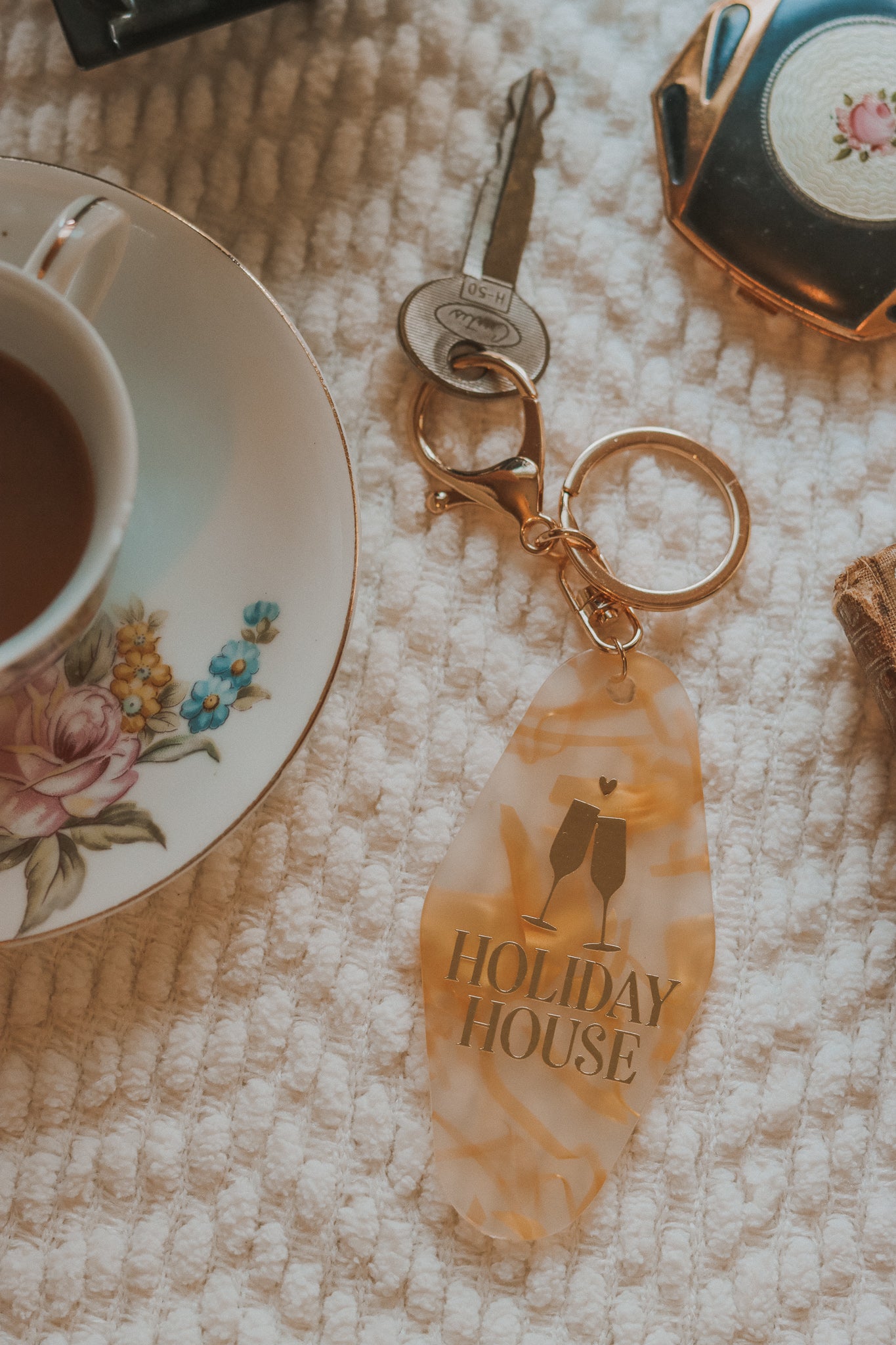 Holiday House Keychain